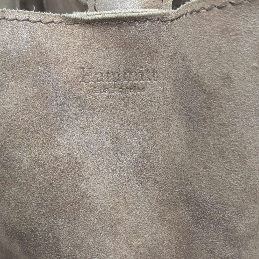 Hammitt Oliver Suede Grommet Stud Pewter/Metallic Tote Bag